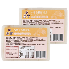 蔗會 冰糖金桔檸檬茶, 2個, 1個裝, 300g