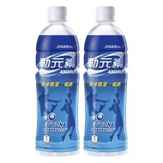AQUARIUS 動元素 運動飲料, 600ml, 2瓶