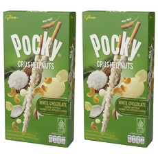 glico 格力高 Pocky 百奇 白巧克力堅果風味, 25g, 2個