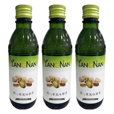 YANGNAN 仰南 開心果風味糖漿, 250ml, 3個