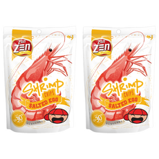 ZEn ZEn 吉珍 大馬讚讚來蝦片 鹹蛋味, 70g, 2個