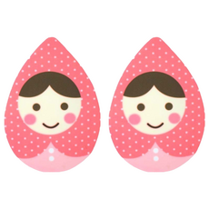 台灣 COSMOS 璀璨急亮拋光棉 H34765, 2個, 粉紅色