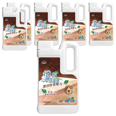 優淨坊 酵素防霉地板清潔劑 清新檜木, 6個, 2L