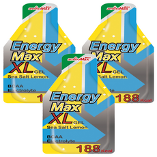 aminoMax 邁克仕 XL能量包 檸檬海鹽, 57ml, 3包