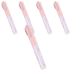 sun-star STICKYLE 攜帶型剪刀, 吉伊卡哇粉, 5個