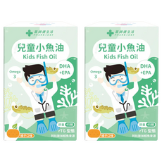 PHARGOODS 藥師健生活 兒童小魚油, 2個, 45顆
