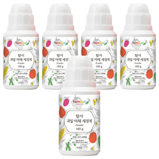 Tamsaa 100%鈣粉蔬果洗潔劑, 5個, 160g