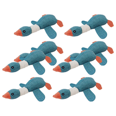 寵物夢工廠 飛鳥啾啾枕頭玩具, 藍色, 4個