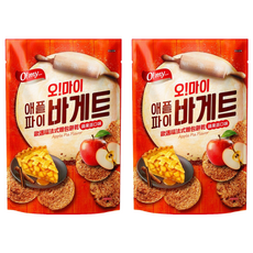 O my food 歐邁福 法式麵包餅乾 蘋果派口味, 80g, 2個