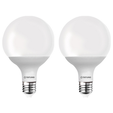 TATUNG 大同 球型燈泡 LED 3000K 全電壓 15W G95, 2個, 黃光
