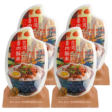 RICE HOUSE 米屋 台灣魯肉飯米粒, 150g, 4個, 一級