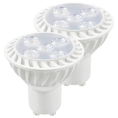 Dr.Bright 亮博士 LED杯燈 6500K 全電壓 5W GU10, 2個, 白光