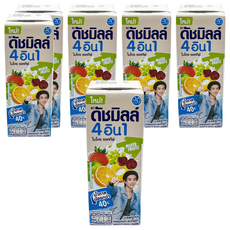 Dutch Mill 酸奶 綜合水果, 165ml, 6個