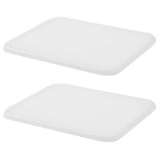 MUJI 無印良品 琺瑯保存容器 簡易式用蓋, 1個, 2個