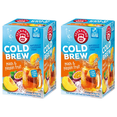 TEEKANNE 恬康樂 COLD BREW 冷泡茶系列 蜜桃百香果茶, 2.5g, 2套, 18個裝