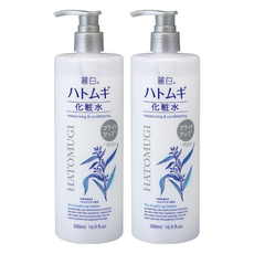 KUMANO 熊野油脂 麗白 薏仁明亮化妝水, 500ml, 2瓶