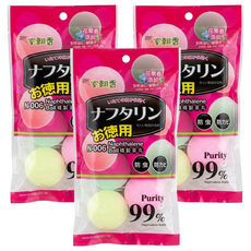 室翲香 怡慶彩色香精萘丸 6入, 360g, 3套