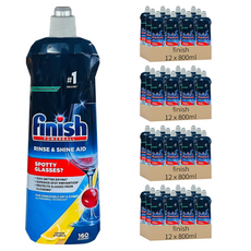 finish 光潔劑 洗碗機專用 檸檬 平輸品, 800ml, 48瓶