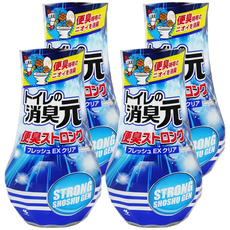 KOBAYASHI 小林製藥 消臭元 廁所芳香劑, 強力除臭, 400ml, 4個