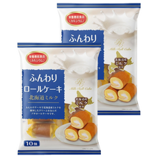 山內 北海道牛奶風味瑞士捲, 140g, 2個