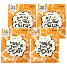 cature 木薯貓砂 橘色, 4包, 2.5kg, 伯爵紅茶