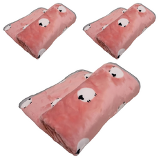 法蘭絨寵物毛毯 小 1條, 小肥羊(粉色)