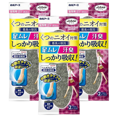 Hakugen Earth 白元 無味除濕 鞋用吸濕除臭片 女用款, 3個, 18g