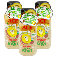 ACE 鮮榨 蘋果奇異果汁, 3個, 250ml