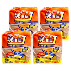 SHIMOYAMA 日本製進口廢油處理袋 2個入, 4入