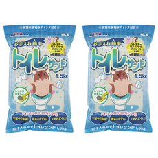 DoggyMan 多格漫 小動物專用清潔細粒廁所砂, 1.5kg, 2包