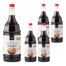 久世福商店 減鹽醬油, 1.8L, 5瓶
