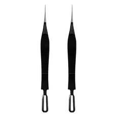 台灣 COSMOS 迷你雙頭尖粉刺夾 H34716, 2個, 黑色