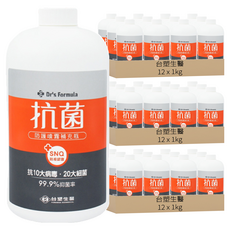 台塑生醫 Dr's Formula 抗菌防護噴霧 補充瓶, 1kg, 36瓶