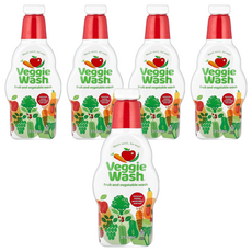Veggie Wash 自然蔬菜水果洗潔劑, 5個, 946ml