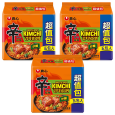 NONGSHIM 農心 辛辣白菜炒麵 超值包 137g, 15包