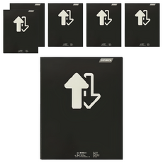 DaTaBanK 三田文具 VC可換封面4孔資料夾 TS04-1311 A4(32 x 28 x 4.5cm), 黑色, 6本