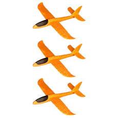 手拋飛機 泡沫飛機 大 顏色隨機, 3個