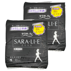 KOBAYASHI 小林製藥 Sara.li.e 衛生護墊, 14 x 5.7cm, 72片, 2包