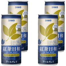 SANKO 紅茶日和 皇家奶茶, 250ml, 4個