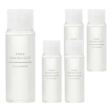 MUJI 無印良品 溫和卸妝油 攜帶型, 50ml, 5瓶