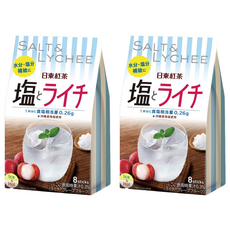 日東紅茶 鹽荔枝風味茶, 9.8g, 8個裝, 2套