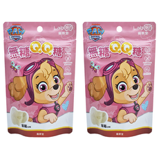 Lab52 齒妍堂 汪汪隊 無糖QQ軟糖系列, 草莓, 30g, 2包