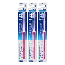 LION 獅王 固齒佳 Clinica Advantage 彈力細毛輕巧頭牙刷, 3個, 1個裝