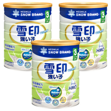 SNOW 雪印 強小子 PLUS成長營養配方 3號 1~7歲, 850g, 3個