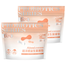 Mdmmd. 明洞國際 超涼感益生菌系列 新涼感抑菌護墊, 15cm, 20片, 2組