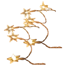 造型燈串 星星燈串 USB款 6m, 暖白, 2組