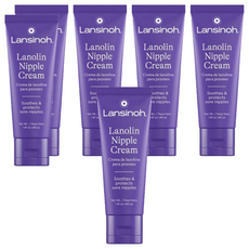 Lansinoh 蘭思諾 100%純羊毛脂乳膏, 6個, 40g