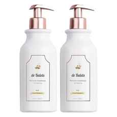 de Balets 小巴黎 SPA級香水修復護髮素 小白黃 法式優雅, 2個, 450ml