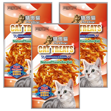 Pet Village 魔法村 貓咪薄切雞肉片, 3個, 雞肉, 25g