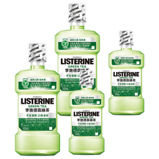 LISTERINE 李施德霖 綠茶防蛀護齦漱口水 500ml + 250ml, 2套, 750ml